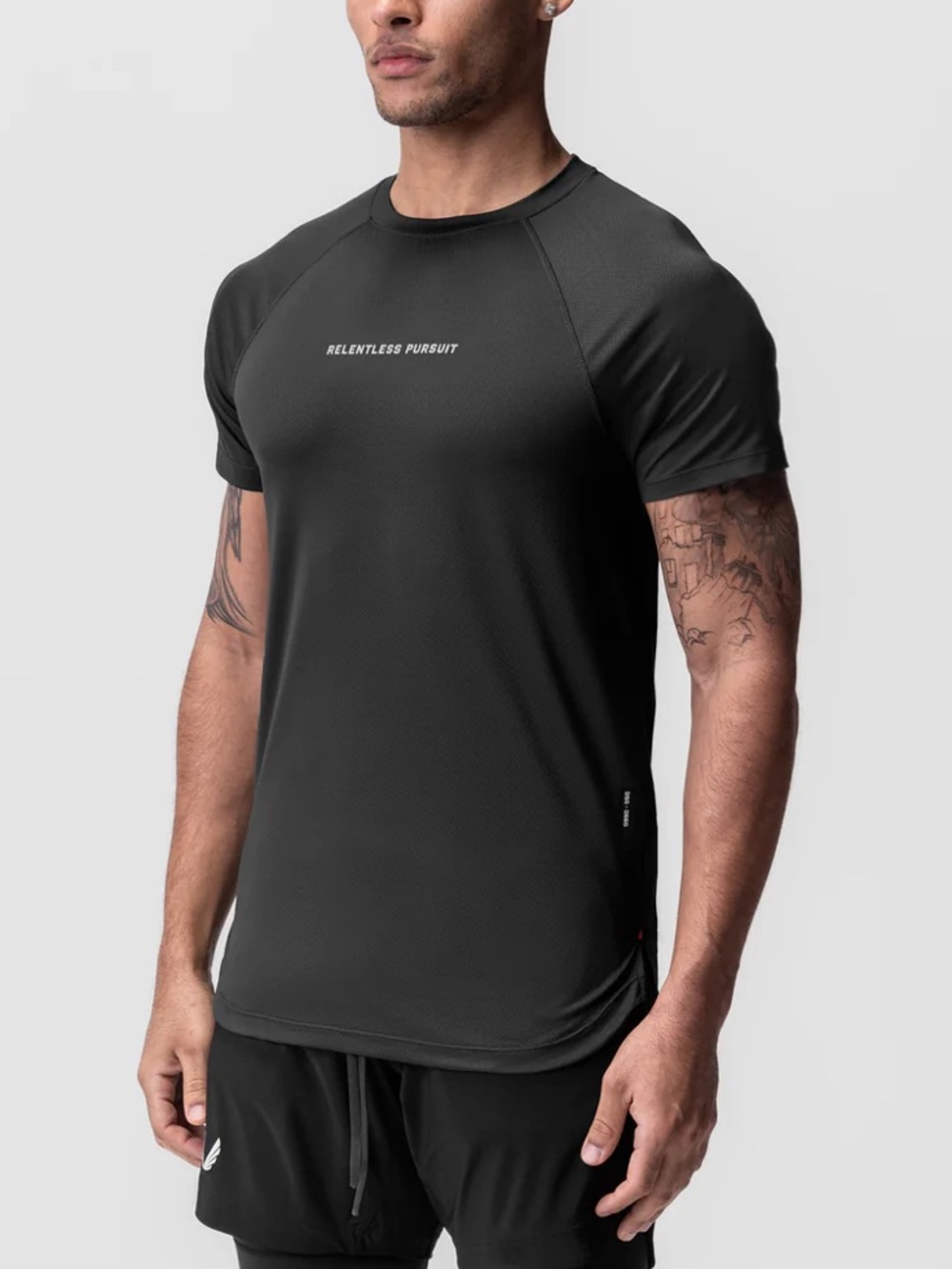 ASRV AEROSILVER® ESTABLISHED TEE
BLACK "RP"
